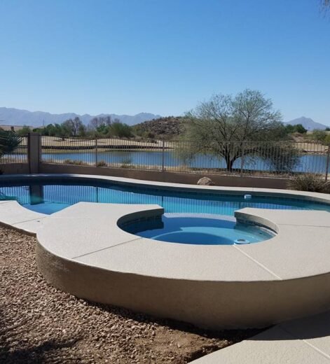 Attached image file Custom Pool Built in Phoenix AZ