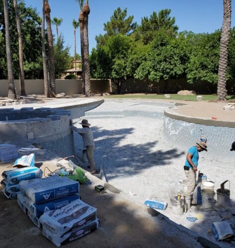 Custom pool and spa construction in Mesa Arizona by We Do It Pools